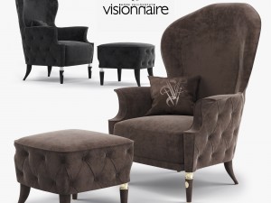 visionnaire alice armchair 3Dモデル