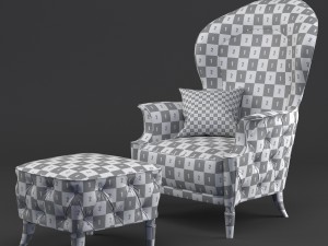 visionnaire alice armchair 3D Model