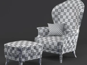 visionnaire alice armchair 3D Model
