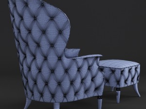 visionnaire alice armchair 3D Model