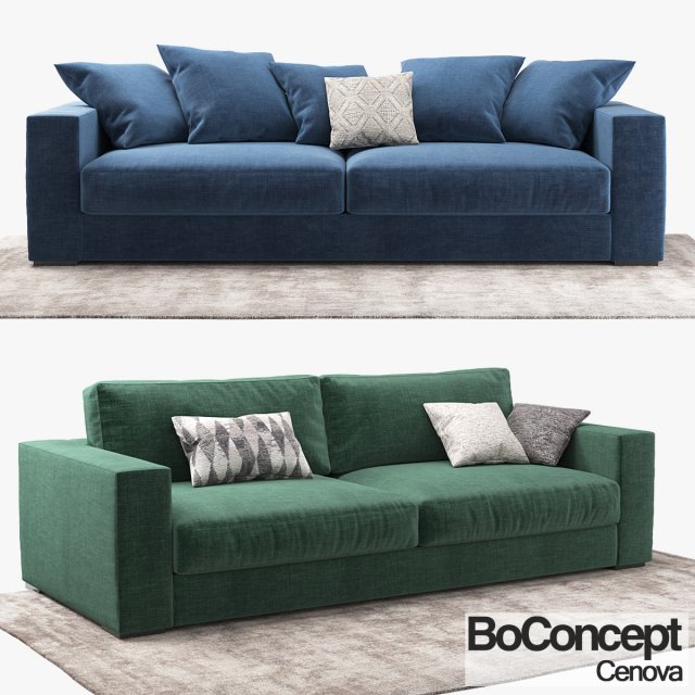 sofa boconcept cenova Model 3D .c4d .max .obj .3ds .fbx .stl .blend 