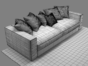 sofa boconcept cenova Model 3D