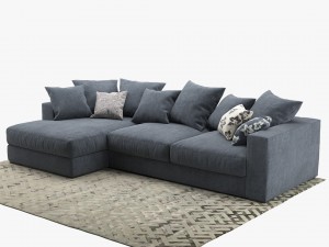 sofa boconcept cenova gk52 dk52 3D Model