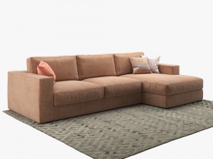 sofa boconcept cenova gk52 dk52 3D Model