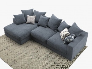 sofa boconcept cenova gk52 dk52 3D Model