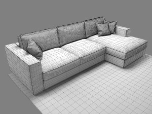 sofa boconcept cenova gk52 dk52 3D Model