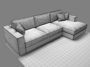 sofa boconcept cenova gk52 dk52 3D Model