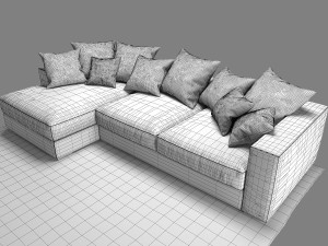 sofa boconcept cenova gk52 dk52 3D Model