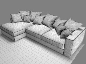 sofa boconcept cenova gk52 dk52 3D Model