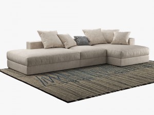 sofa boconcept cenova gy52 Model 3D