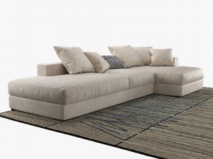 sofa boconcept cenova gy52 Model 3D