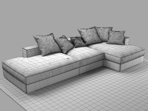 sofa boconcept cenova gy52 Model 3D