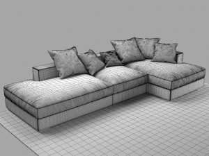 sofa boconcept cenova gy52 3D Model