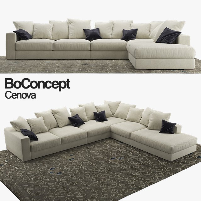 sofa boconcept cenova if52 Modello 3D .c4d .max .obj .3ds .fbx .stl .blend 