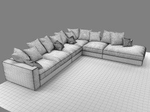 sofa boconcept cenova if52 Modello 3D