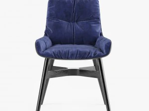 freifrau leya armchair low 3D Model