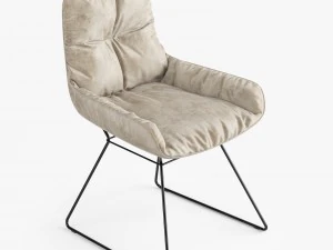 freifrau leya armchair low 3D Model