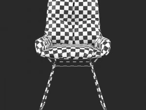 freifrau leya armchair low 3D Model