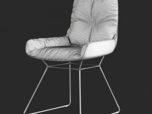 freifrau leya armchair low 3D Model