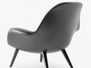 fredericia swoon armchair 3D Модель