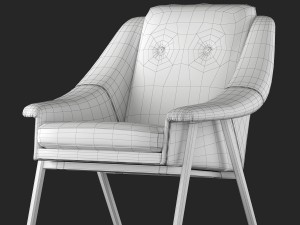 kare-design queens armchair 3D 模型