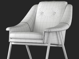 kare-design queens armchair 3D Model