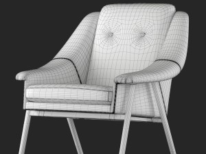 kare-design queens armchair 3D 模型