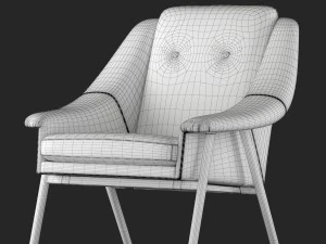 kare-design queens armchair 3D Model