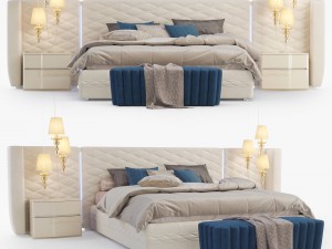 dallagnese chanel bedroom set 3Dモデル