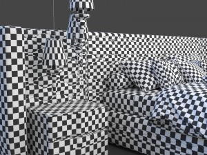 dallagnese chanel bedroom set 3D 모델