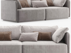 sofa smania beverly 240 3D मॉडल