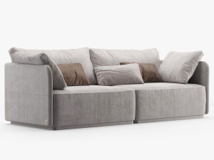 sofa smania beverly 240 3D मॉडल