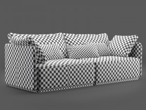sofa smania beverly 240 3D मॉडल