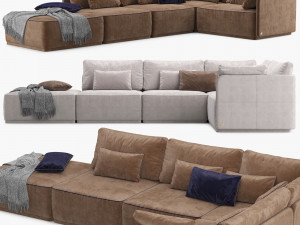 sofa smania beverly 3D Model