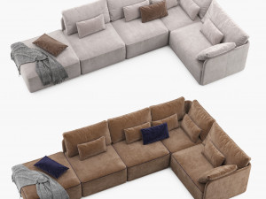 sofa smania beverly 3D Модель