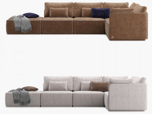 sofa smania beverly 3D Модель