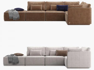sofa smania beverly 3D Model