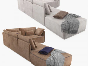 sofa smania beverly 3D Model