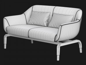 sofa smania figi 3D Model
