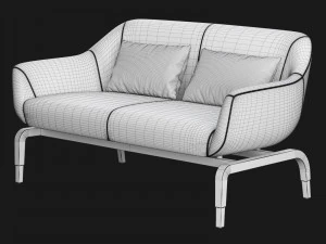 sofa smania figi 3D Model