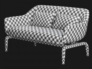 sofa smania figi 3D Model