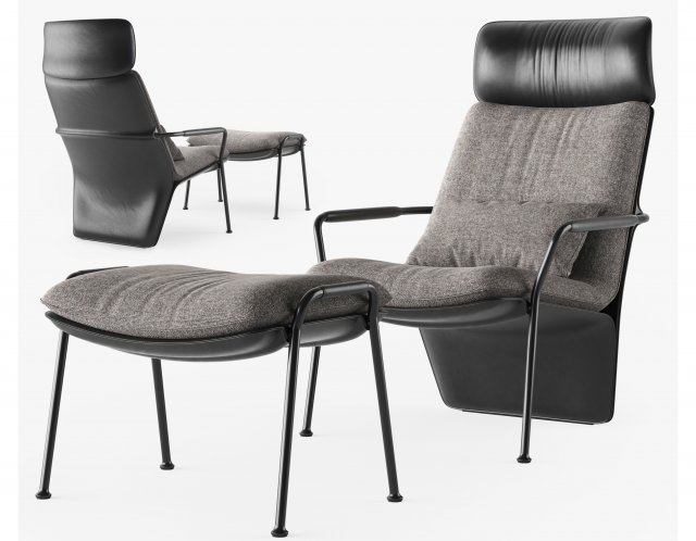 armchair polrtonafrau arabesque Modello 3D .c4d .max .obj .3ds .fbx .stl .blend 