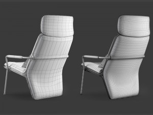 armchair polrtonafrau arabesque Modello 3D