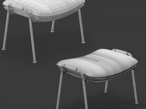 armchair polrtonafrau arabesque Modello 3D