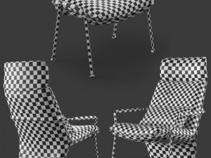 armchair polrtonafrau arabesque Modello 3D
