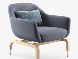 outdoor armchair smania figi 3D Model