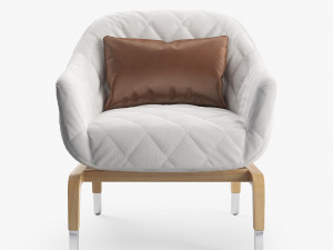 outdoor armchair smania figi 3D Model