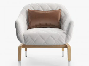 outdoor armchair smania figi 3D Model