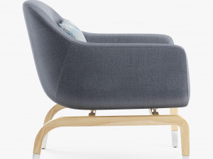 outdoor armchair smania figi 3D Model