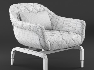 outdoor armchair smania figi 3D Model